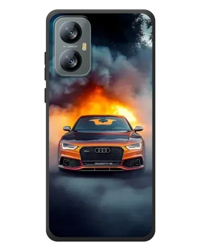 Чохол для Blackview A52 з картинкою «Audi у вогняному диму» Чохол для Blackview A52 з картинкою «Audi у вогняному диму»