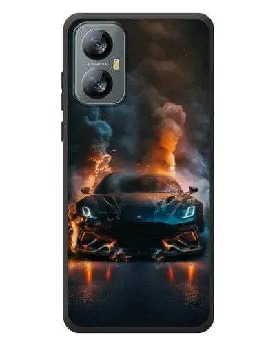 Чохол для Blackview A52 з картинкою «Lamborghini димна естетика»