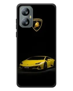 Чохол для Blackview A52 з картинкою «Lamborghini жовтий акцент»