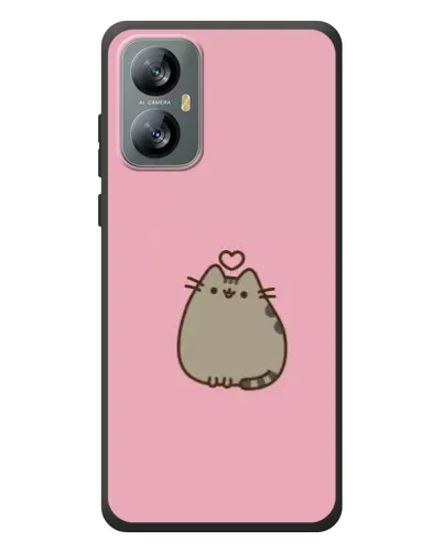 Чохол для Blackview A52 з картинкою «Pusheen серце»