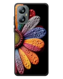 Чехол для Blackview A52 с картинкой «Радужный цветок»
