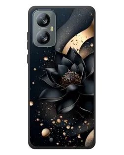 Чехол для Blackview A52 с картинкой «Черный лотос»