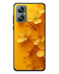 Чехол для Blackview A52 с картинкой «Золотые лепестки»