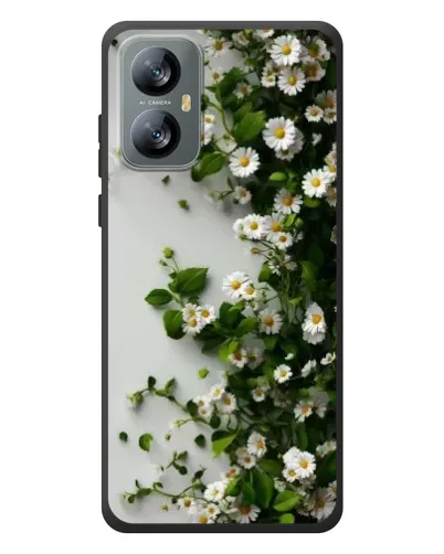 Чехол для Blackview A52 с картинкой «Ветка мелких белых цветов» Чехол для Blackview A52 с картинкой «Ветка мелких белых цветов»