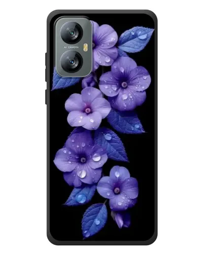 Чехол для Blackview A52 с картинкой «Фиолетовые цветы с росою» Чехол для Blackview A52 с картинкой «Фиолетовые цветы с росою»