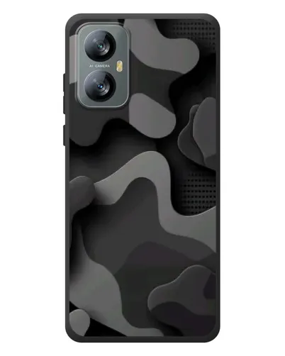 Чохол для Blackview A52 з картинкою «Темний абстрактний камуфляж»