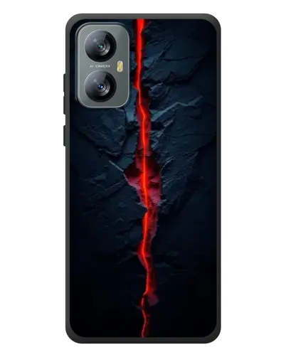 Чохол для Blackview A52 з картинкою «Червона лавова тріщина»