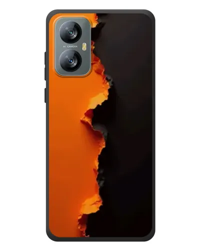 Чохол для Blackview A52 з картинкою «Помаранчевий розлом»
