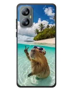 Чохол для Blackview A52 з картинкою «Капібара на морі» Чохол для Blackview A52 з картинкою «Капібара на морі»