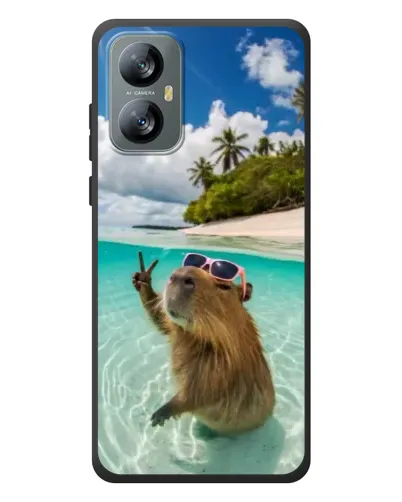 Чохол для Blackview A52 з картинкою «Капібара на морі» Чохол для Blackview A52 з картинкою «Капібара на морі»