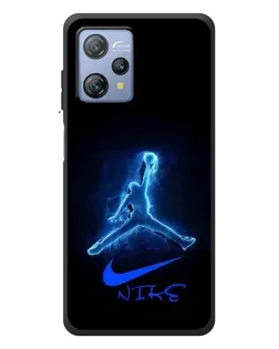 Чохол для Blackview A53 Pro з картинкою «Jordan Neon Blue»
