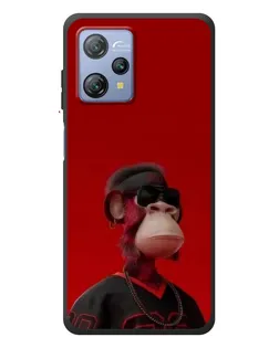 Чохол для Blackview A53 Pro з картинкою «Bored Ape в червоному»
