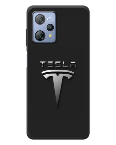 Чохол для Blackview A53 Pro з картинкою «Сталевий логотип Tesla»