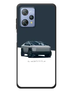 Чохол для Blackview A53 Pro з картинкою «Сріблястий Cybertruck Tesla»