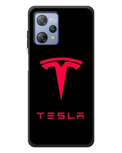 Чохол для Blackview A53 Pro з картинкою «Tesla Red Logo»