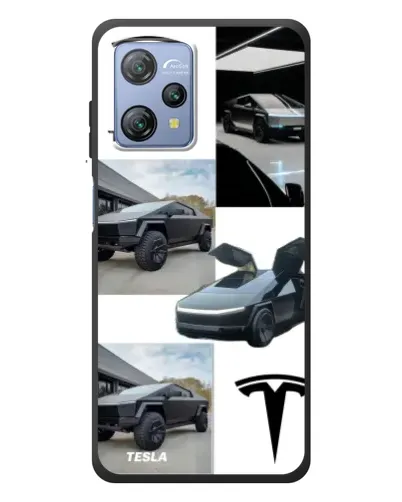 Чохол для Blackview A53 Pro з картинкою «Колаж Cybertruck Tesla»
