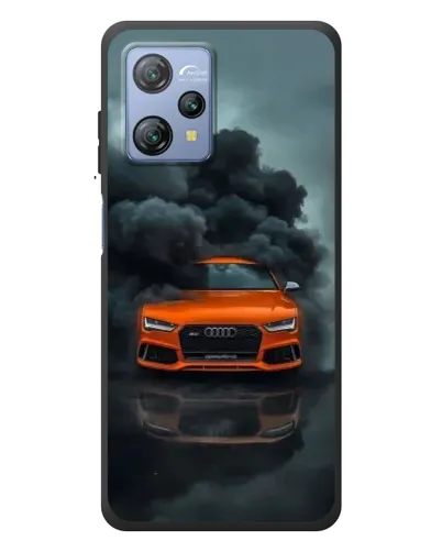 Чохол для Blackview A53 Pro з картинкою «Audi у хмарах диму»