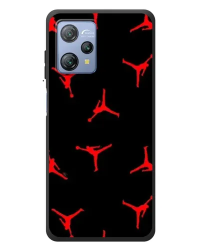 Чохол для Blackview A53 з картинкою «Jordan Red Pattern»