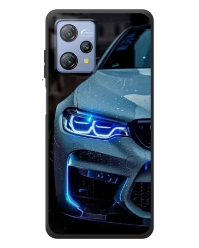 Чохол для Blackview A53 з картинкою «Погляд BMW з синіми фарами»