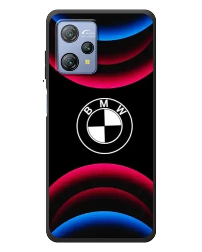 Чохол для Blackview A53 з картинкою «Логотип BMW та неонові дуги»