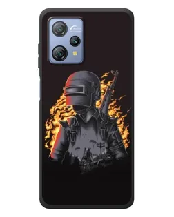 Чохол для Blackview A53 з картинкою «PUBG — вогняний силует»