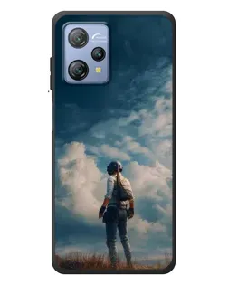 Чохол для Blackview A53 з картинкою «Герой PUBG на скелі»