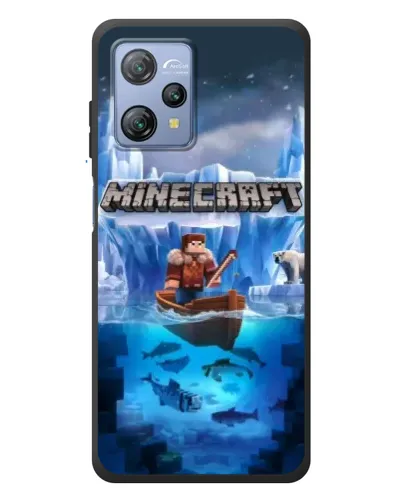 Чохол для Blackview A53 з картинкою «Minecraft льодянийсвіт»