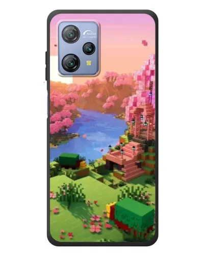 Чохол для Blackview A53 з картинкою «Рожеве дерево Minecraft»