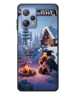 Чохол для Blackview A53 з картинкою «Зимовий Minecraft»