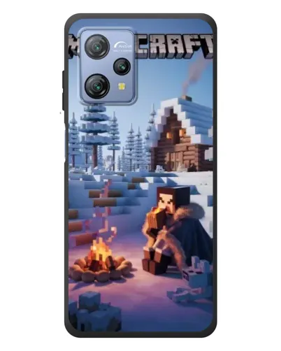 Чохол для Blackview A53 з картинкою «Зимовий Minecraft»