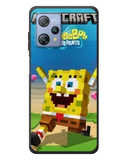 Чехол для Blackview A53 с картинкой «Губка Боб Minecraft»