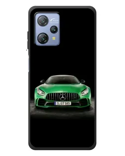 Чохол для Blackview A53 з картинкою «Mercedes — неоновий лого»