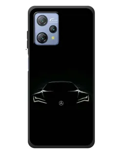 Чехол для Blackview A53 с картинкой «Mercedes — силуэт авто»