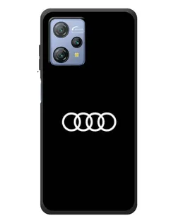 Чохол для Blackview A53 з картинкою «Audi White Logo»
