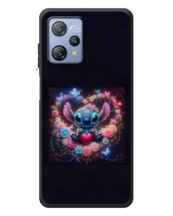 Чохол для Blackview A53 з картинкою «Stitch у квітах»