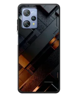 Чехол для Blackview A53 с картинкой «Черные геометрические блоки» Чехол для Blackview A53 с картинкой «Черные геометрические блоки»
