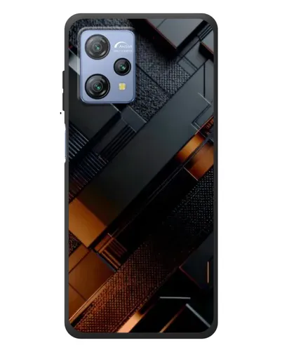 Чохол для Blackview A53 з картинкою «Чорні геометричні блоки» Чохол для Blackview A53 з картинкою «Чорні геометричні блоки»