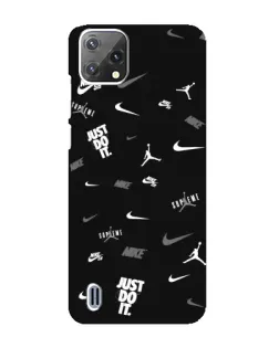 Чехол для Blackview A55 с картинкой «Nike Black Pattern» Чехол для Blackview A55 с картинкой «Nike Black Pattern»