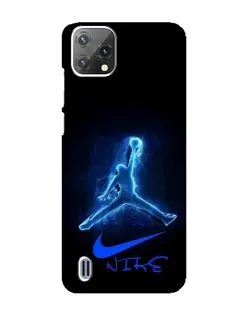 Чехол для Blackview A55 с картинкой «Jordan Neon Blue» Чехол для Blackview A55 с картинкой «Jordan Neon Blue»