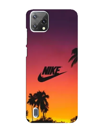 Чехол для Blackview A55 с картинкой «Nike на закате солнца»