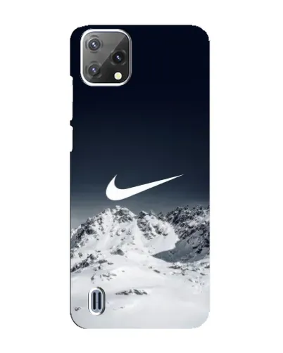 Чехол для Blackview A55 с картинкой «Nike — зимние горы»
