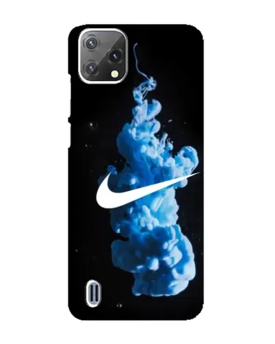 Чехол для Blackview A55 с картинкой «Nike и синий дым»