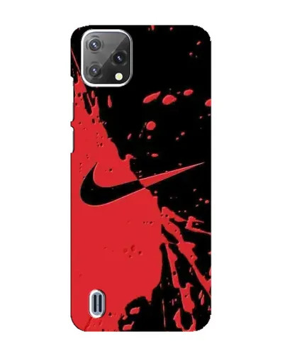 Чехол для Blackview A55 с картинкой «Красные брызги Nike» Чехол для Blackview A55 с картинкой «Красные брызги Nike»