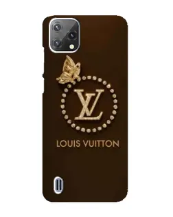 Чехол для Blackview A55 с картинкой «LV — золотая печать»