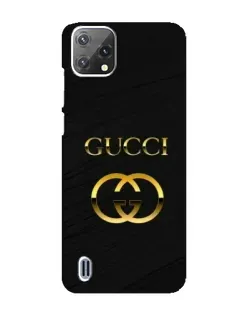 Чохол для Blackview A55 з картинкою «Золотий логотип Gucci»