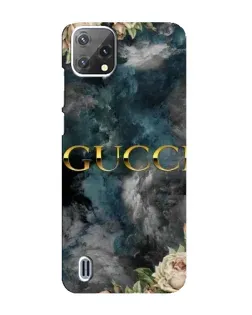 Чохол для Blackview A55 з картинкою «Абстрактні квіти Gucci»