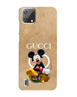 Чохол для Blackview A55 з картинкою «Міккі Маус Gucci — крафт»