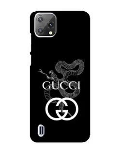 Чохол для Blackview A55 з картинкою «Gucci — срібна змія»