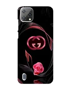 Чохол для Blackview A55 з картинкою «Gucci — неонова троянда»
