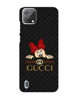 Чохол для Blackview A55 з картинкою «Мінні Маус Gucci — чорний»